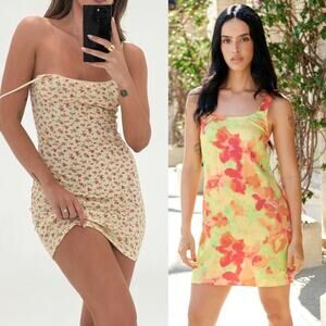 NWT Rumored Topanga Mini Dress & Monaco Mini Dress Bohemia Bodycon Bundle Size S